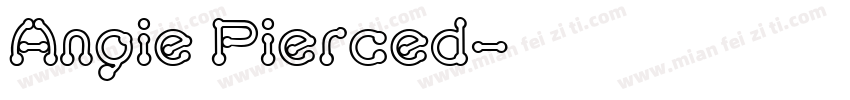 Angie Pierced字体转换